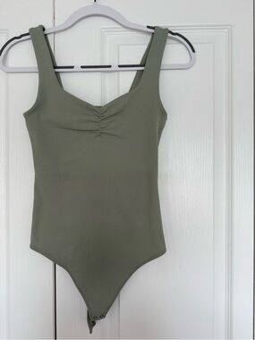 NWOT Abercrombie & Fitch Olive Green Bodysuit, XS